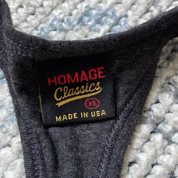 HOMAGE Block O Racerback Tank Top - Picture 4 of 4